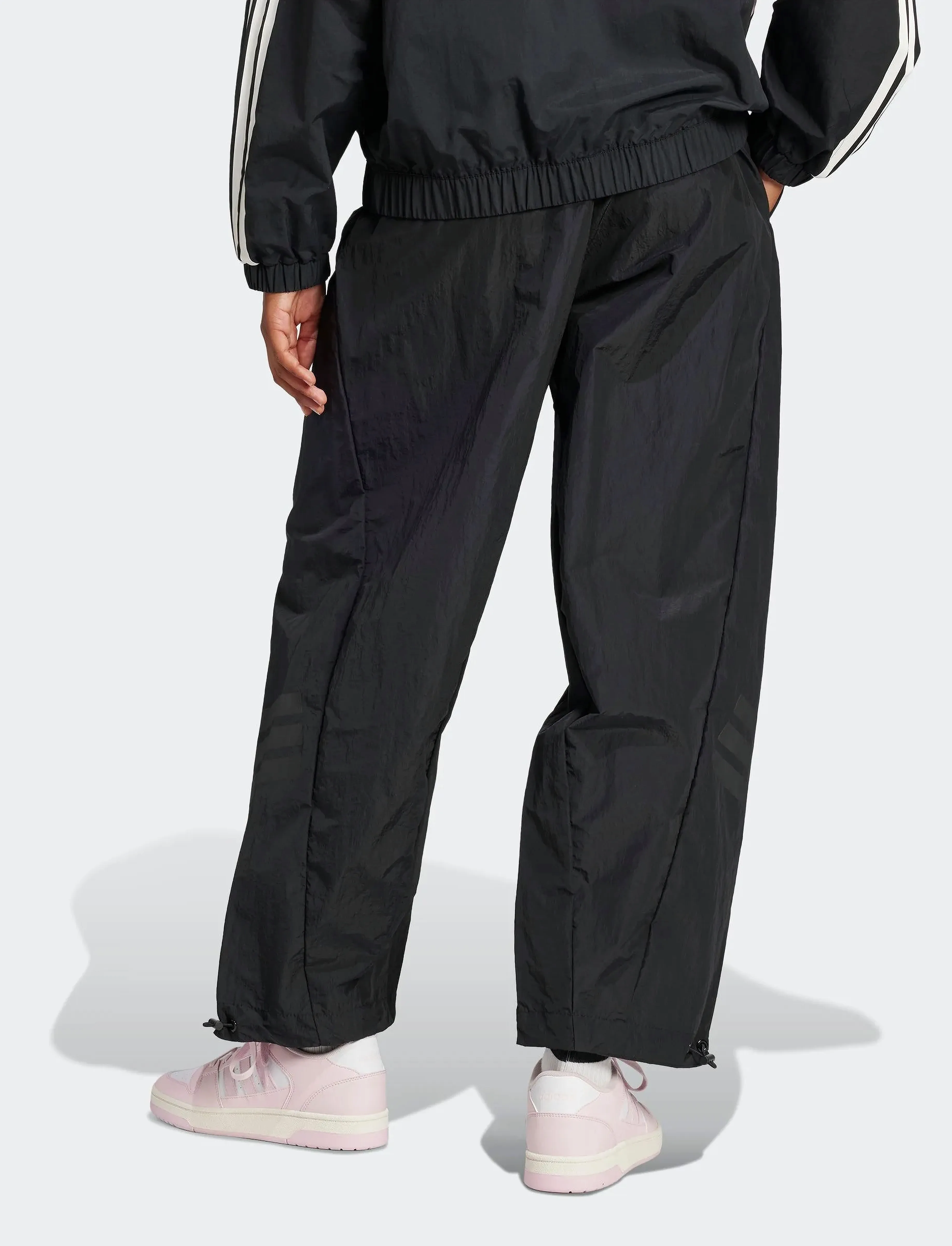 adidas Sportswear - W FI 3S WVN PT - vabaajapüksid - black - 3