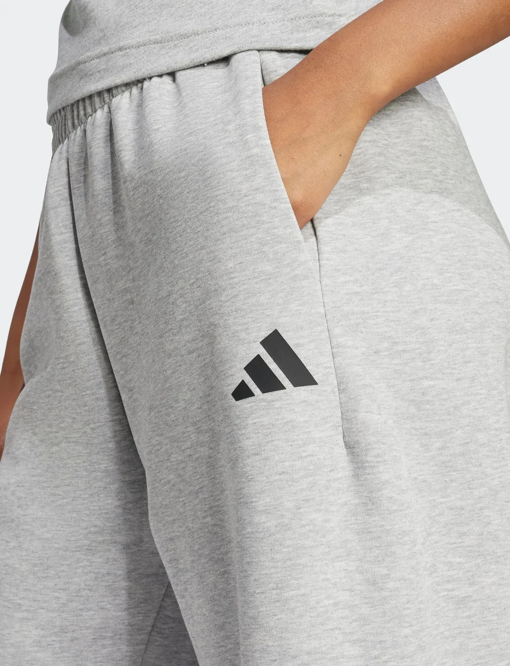 adidas Sportswear - W FI 3S OH PT - treniņbikses - mgreyh - 3