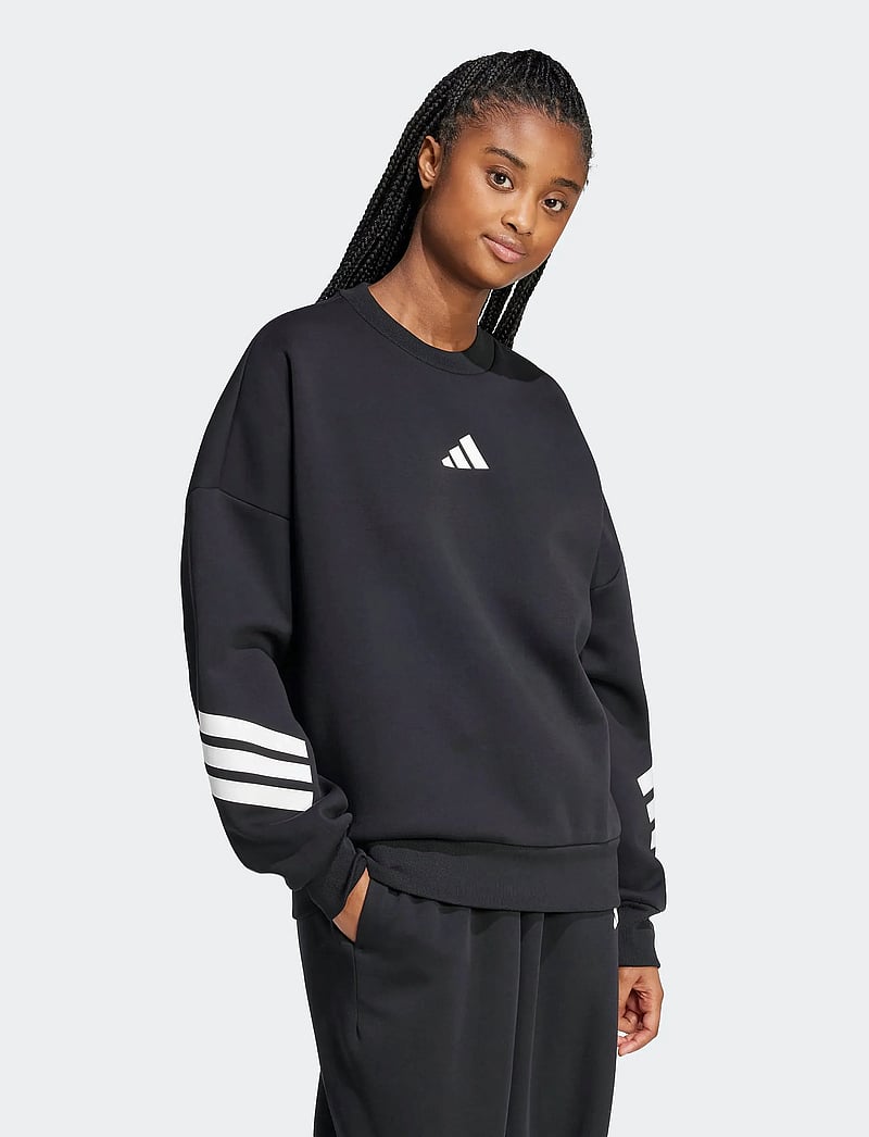adidas Sportswear - W FI 3S SWT - sweatshirts - black - 0