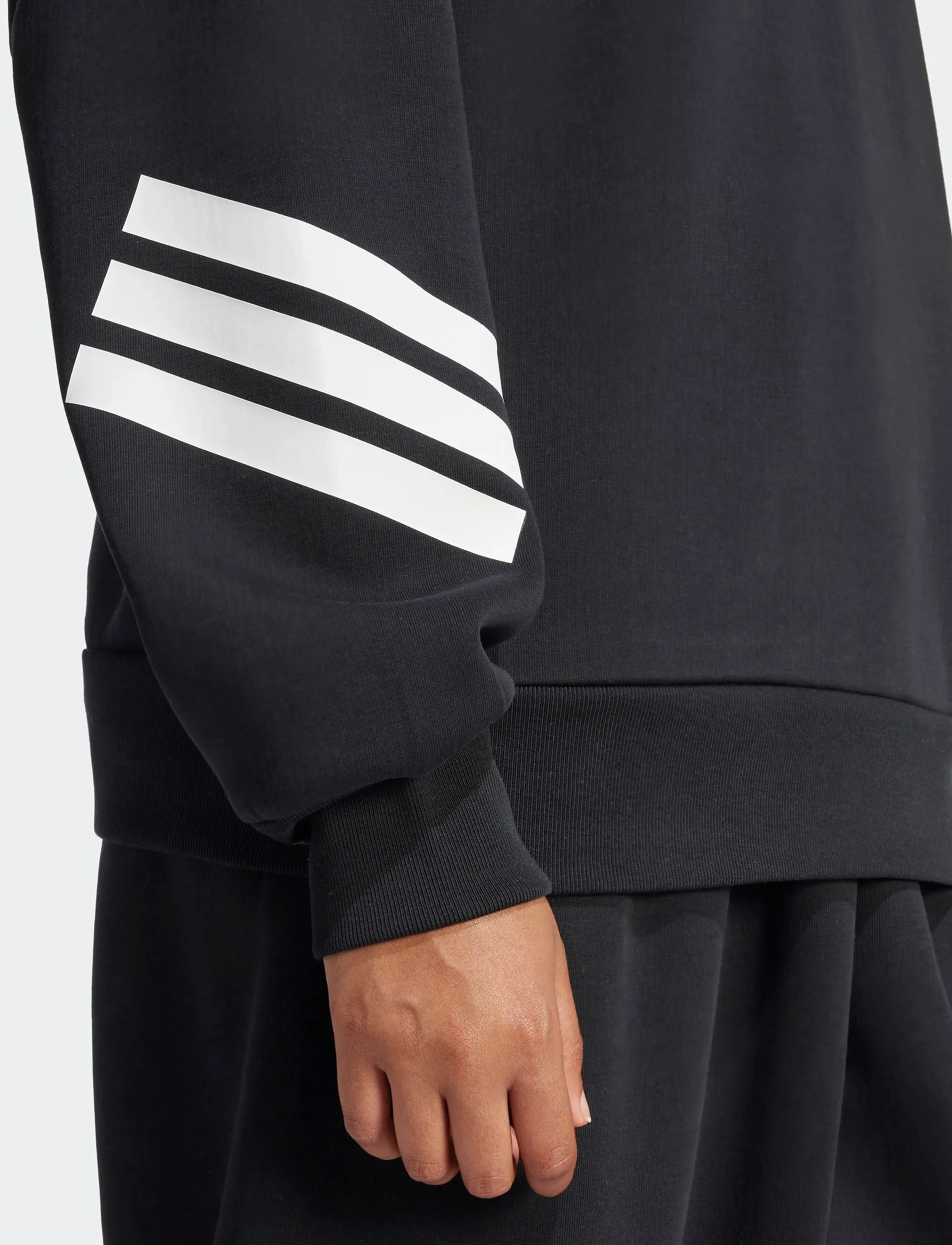 adidas Sportswear - W FI 3S SWT - sweatshirts - black - 5