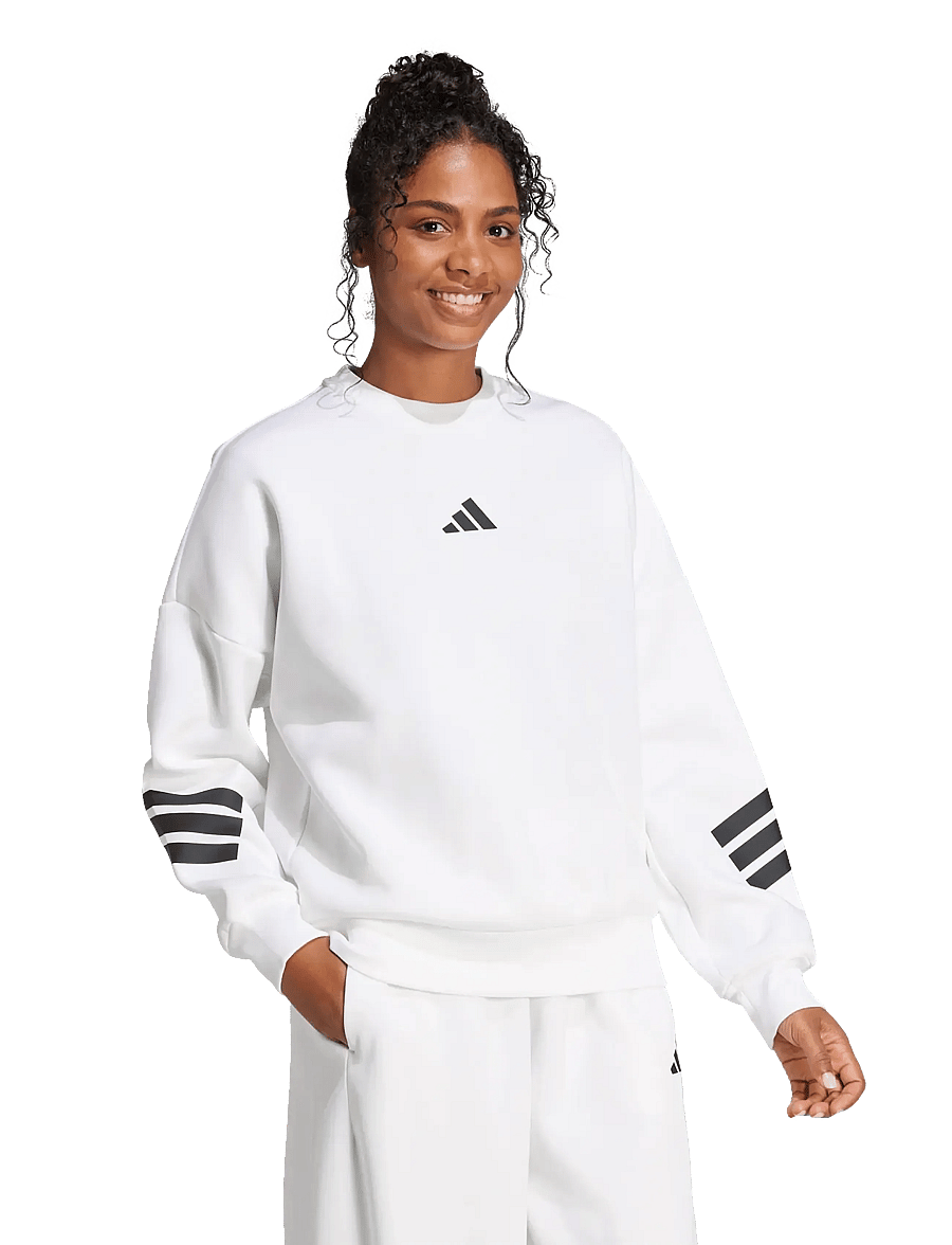 adidas Sportswear - W FI 3S SWT - sweatshirts - white - 0