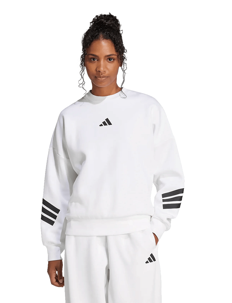 adidas Sportswear - W FI 3S SWT - sweatshirts - white - 3
