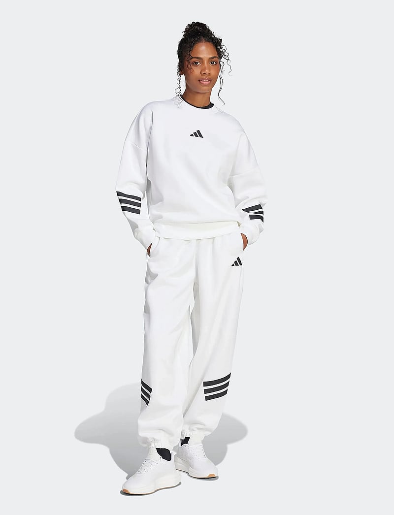 adidas Sportswear - W FI 3S SWT - dressipluusid - white - 4