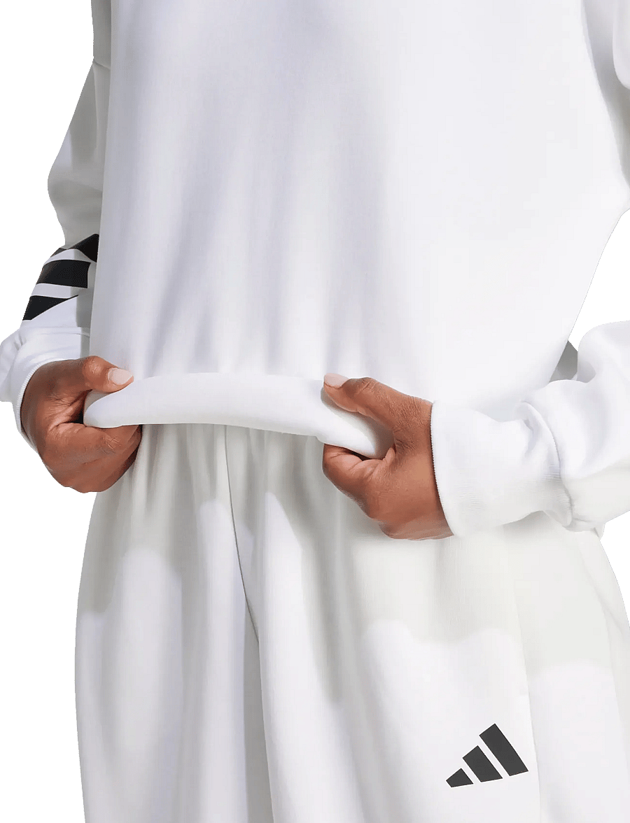 adidas Sportswear - W FI 3S SWT - sweatshirts - white - 4