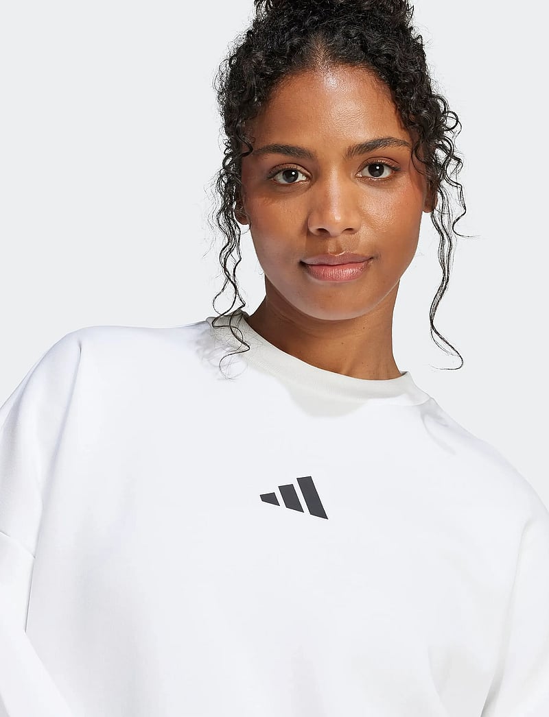 adidas Sportswear - W FI 3S SWT - dressipluusid - white - 5