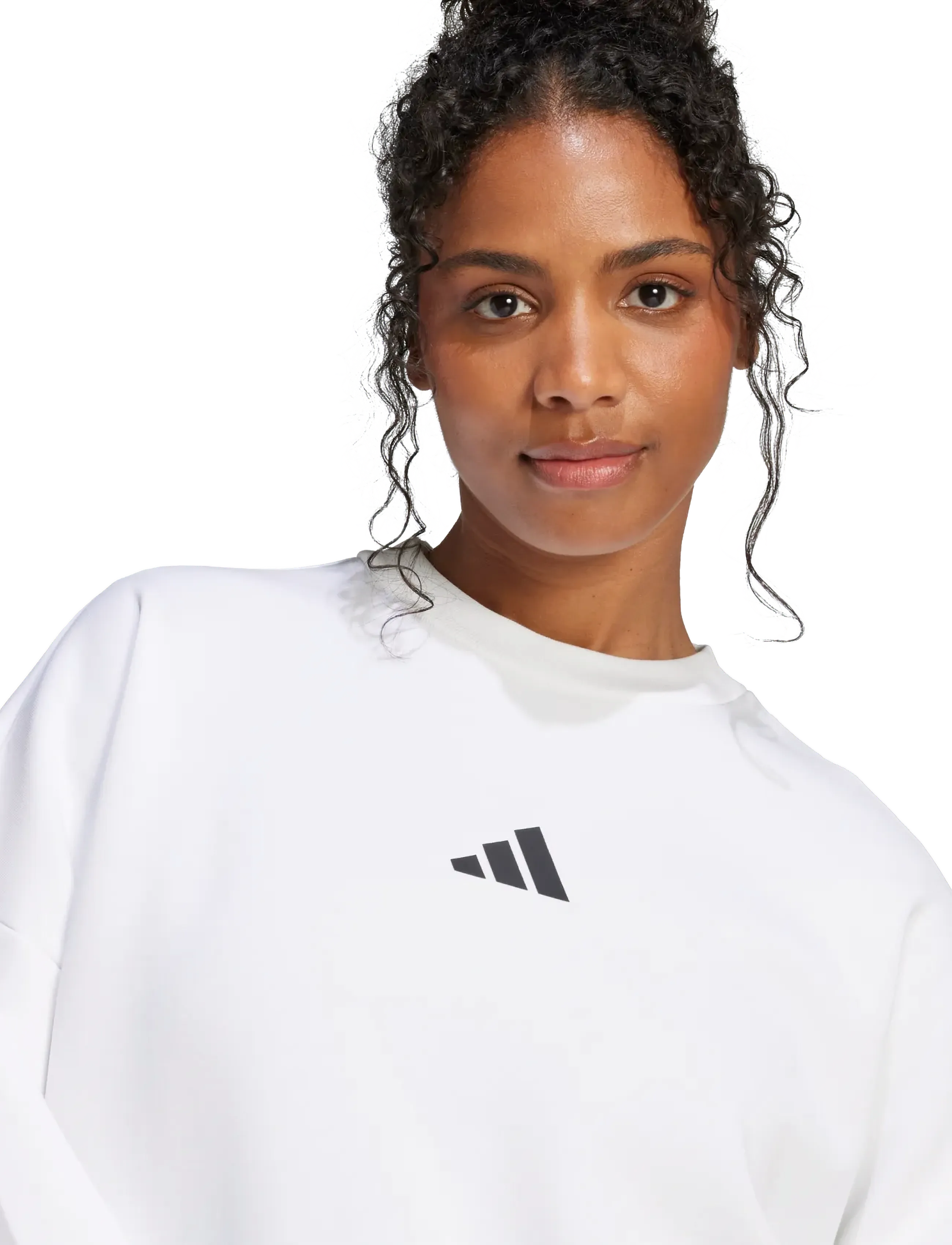 adidas Sportswear - W FI 3S SWT - sweatshirts - white - 5