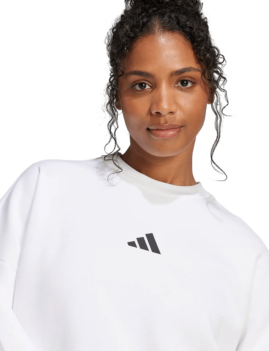 adidas Sportswear - W FI 3S SWT - sweatshirts - white - 5