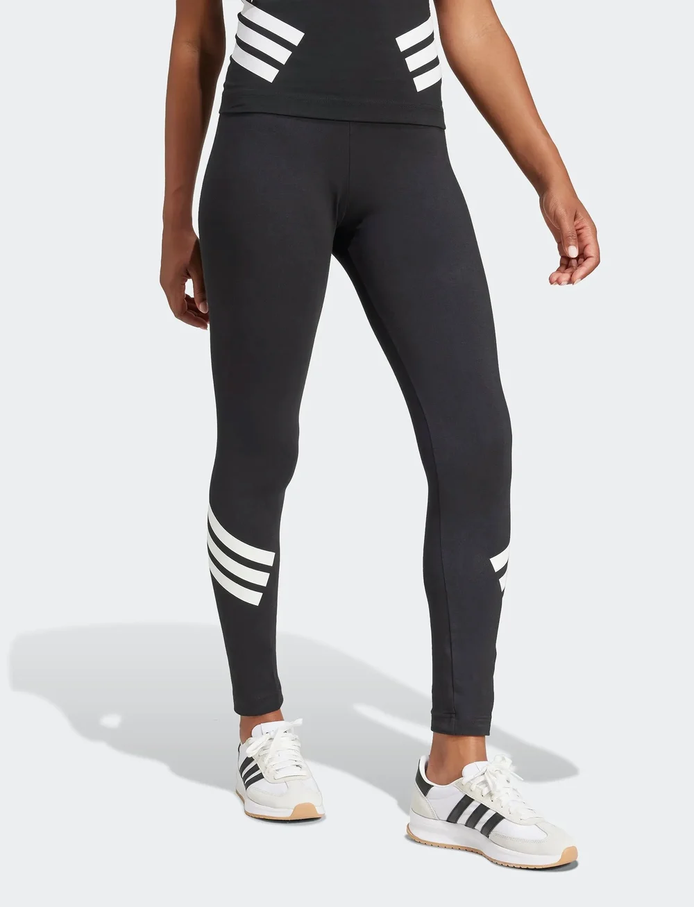 adidas Sportswear - W FI 3S LEGGING - tights - black - 0