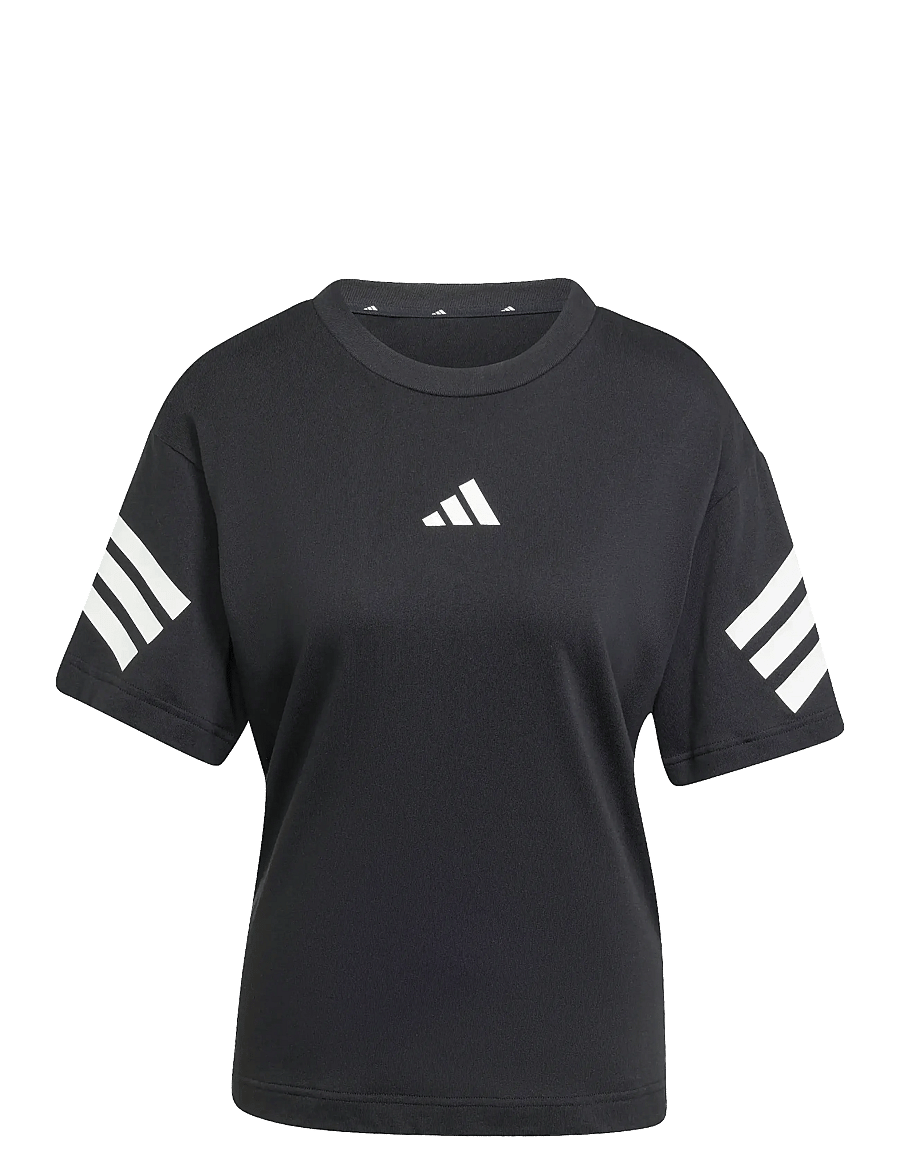 adidas Sportswear - W FI 3S TEE - t-shirts - black - 1