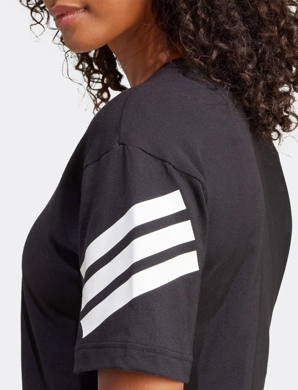 adidas Sportswear - W FI 3S TEE - t-shirts - black - 2