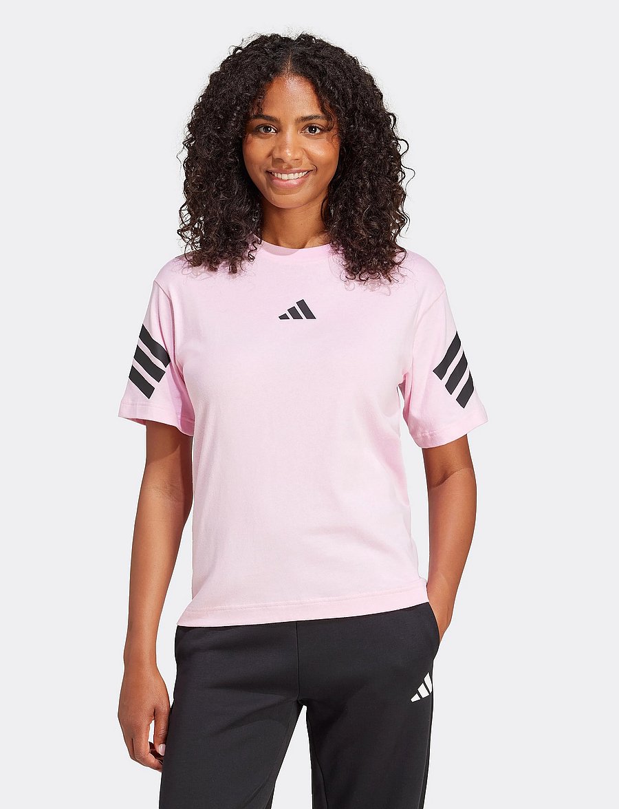 adidas Sportswear - W FI 3S TEE - t-shirts - trupnk - 0