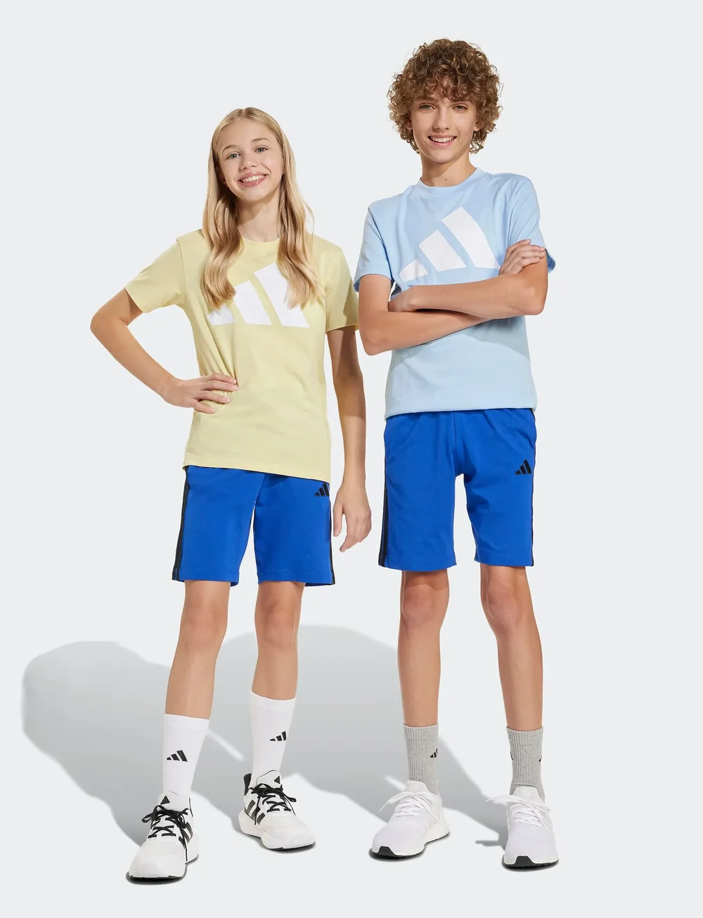 adidas Sportswear - J 3S KN SH 210 - sweatshorts - royblu/black - 5