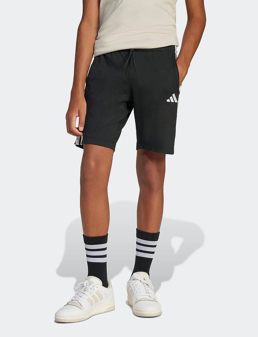 adidas Sportswear - J 3S KN SH 210 - shorts en molleton - black/white - 0