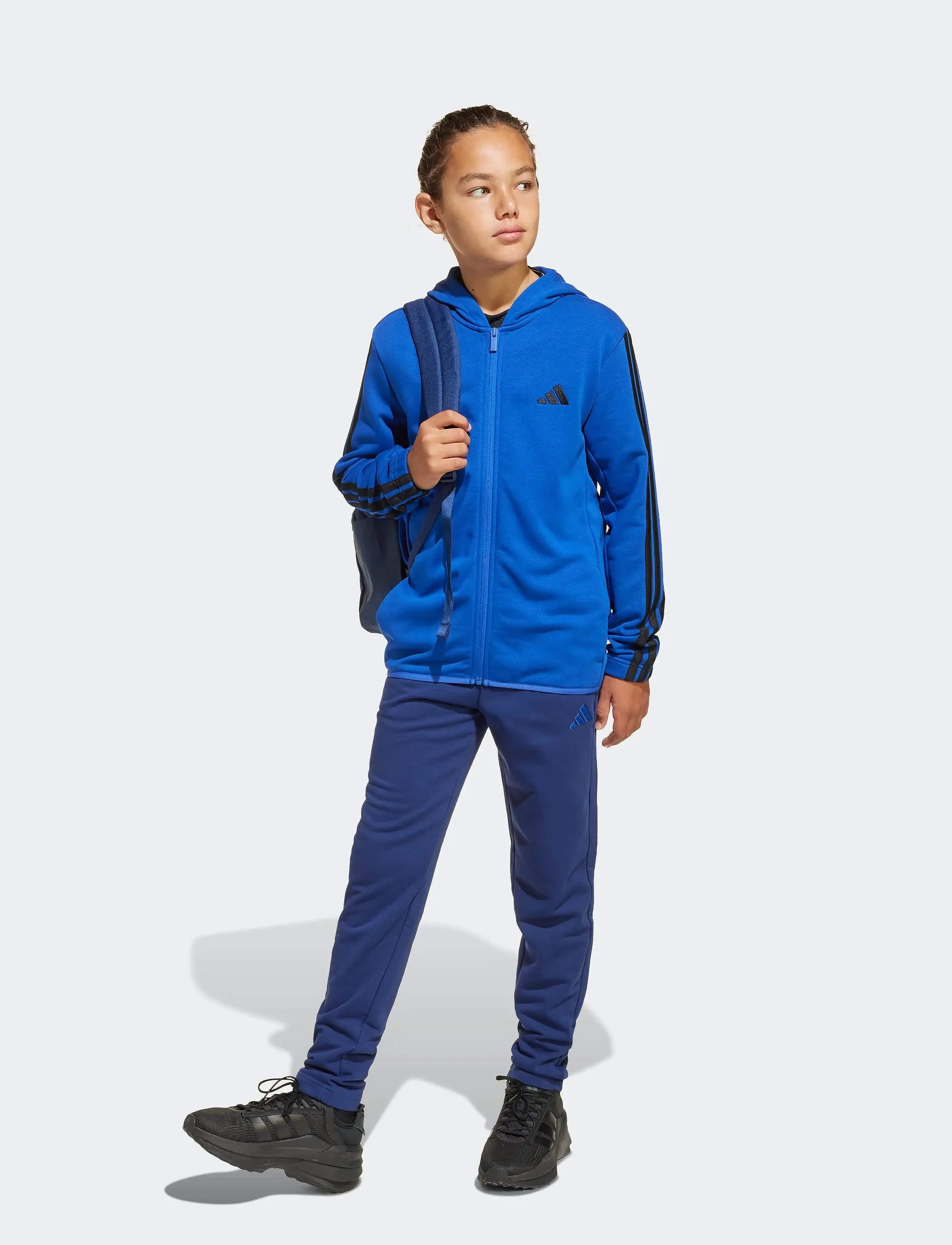 adidas Sportswear J 3S FT TS 220 - Treniņtērpi - ROYBLU/BLACK / blue