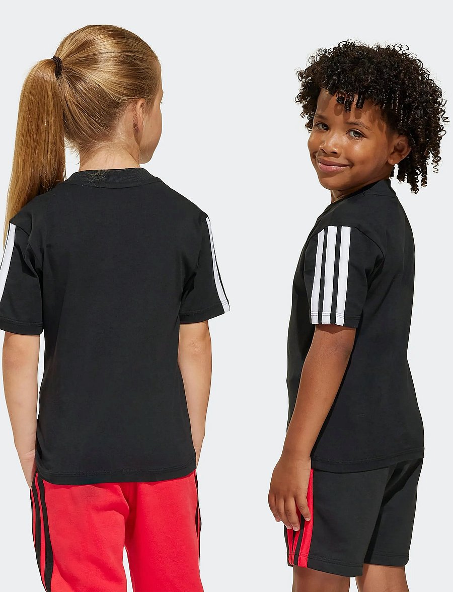 adidas Sportswear - LK 3S TEE 160 - black/white - 5