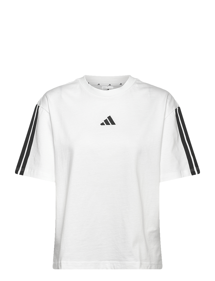 adidas Sportswear - W 3S SJ BF T - t-shirts - white/black - 1
