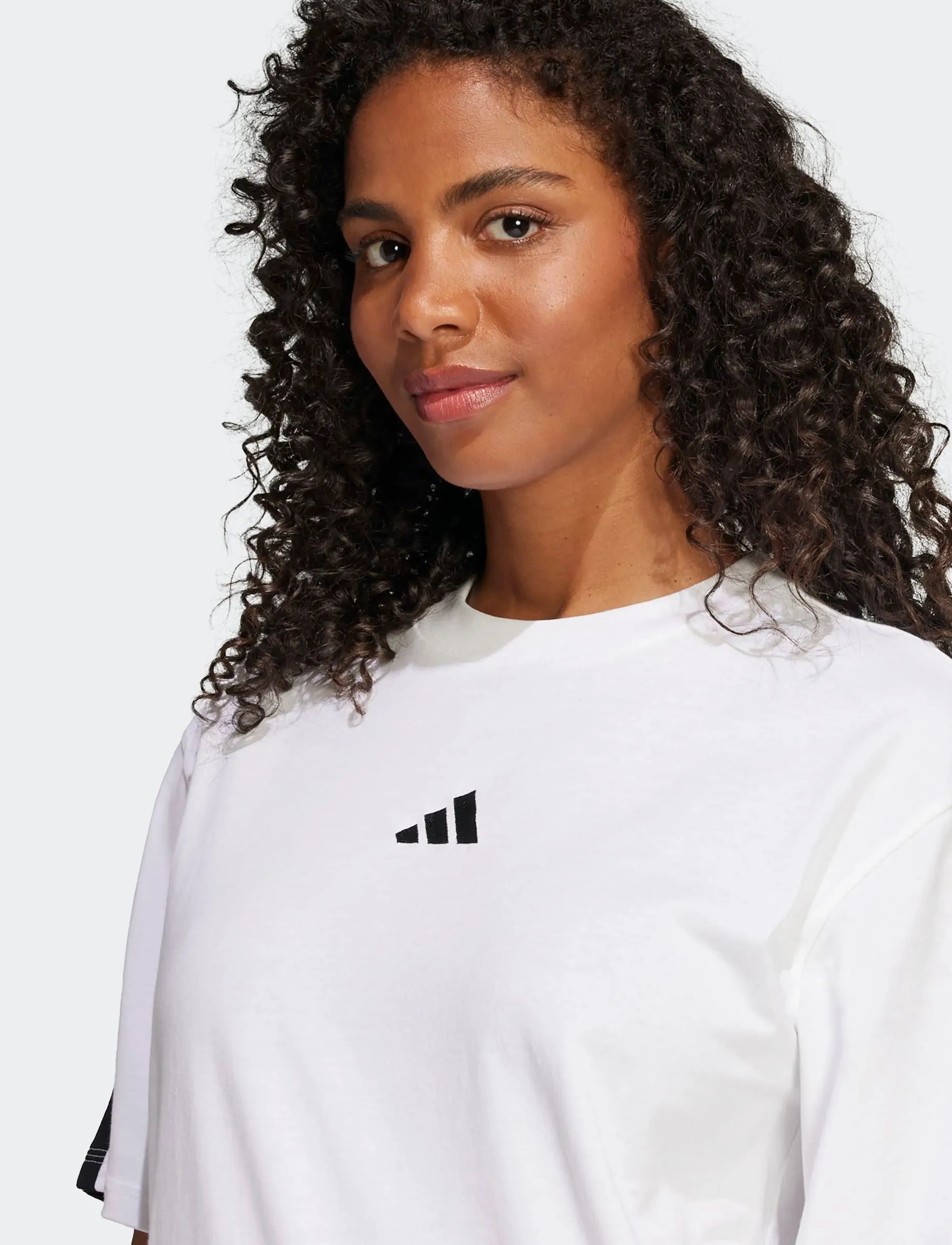 adidas Sportswear - W 3S SJ BF T - t-shirts - white/black - 5