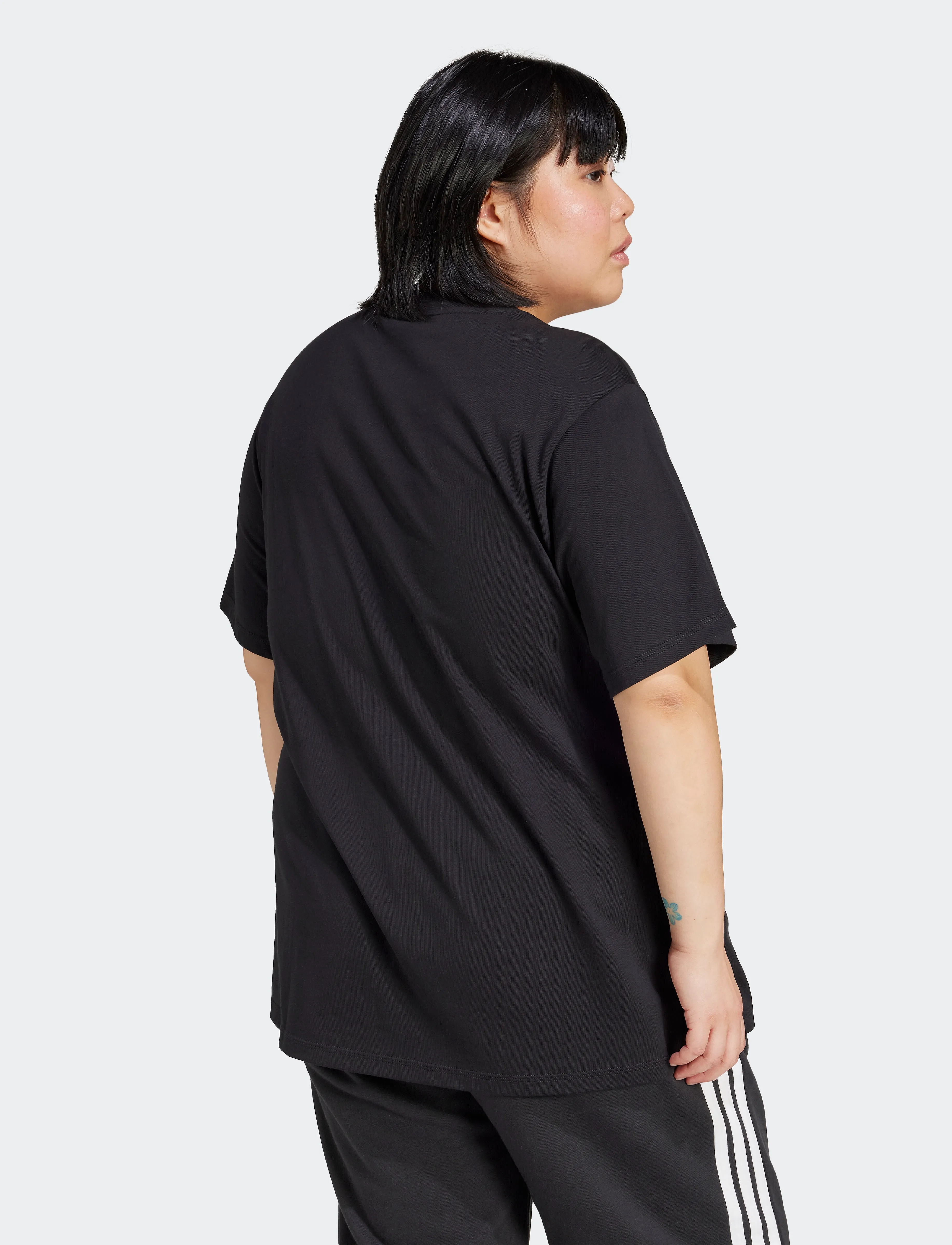 adidas Sportswear - W 3S SJ T INC - t-särgid - black/white - 5