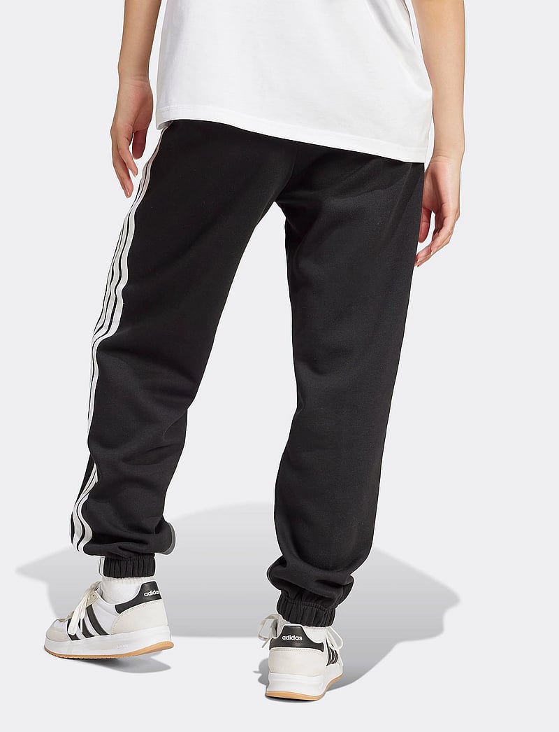 adidas Sportswear - W 3S FL C PT - träningsbyxor - black/white - 4