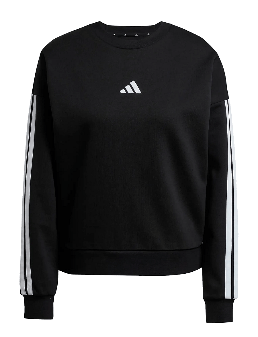 adidas Sportswear - W 3S FL SWT - sweatshirts - black/white - 1