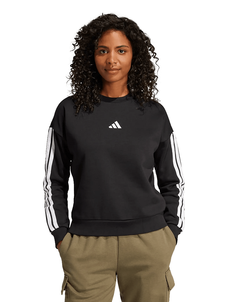 adidas Sportswear - W 3S FL SWT - sweatshirts - black/white - 2