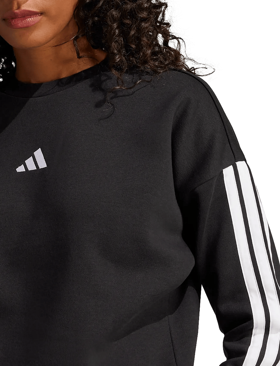 adidas Sportswear - W 3S FL SWT - sweatshirts - black/white - 4