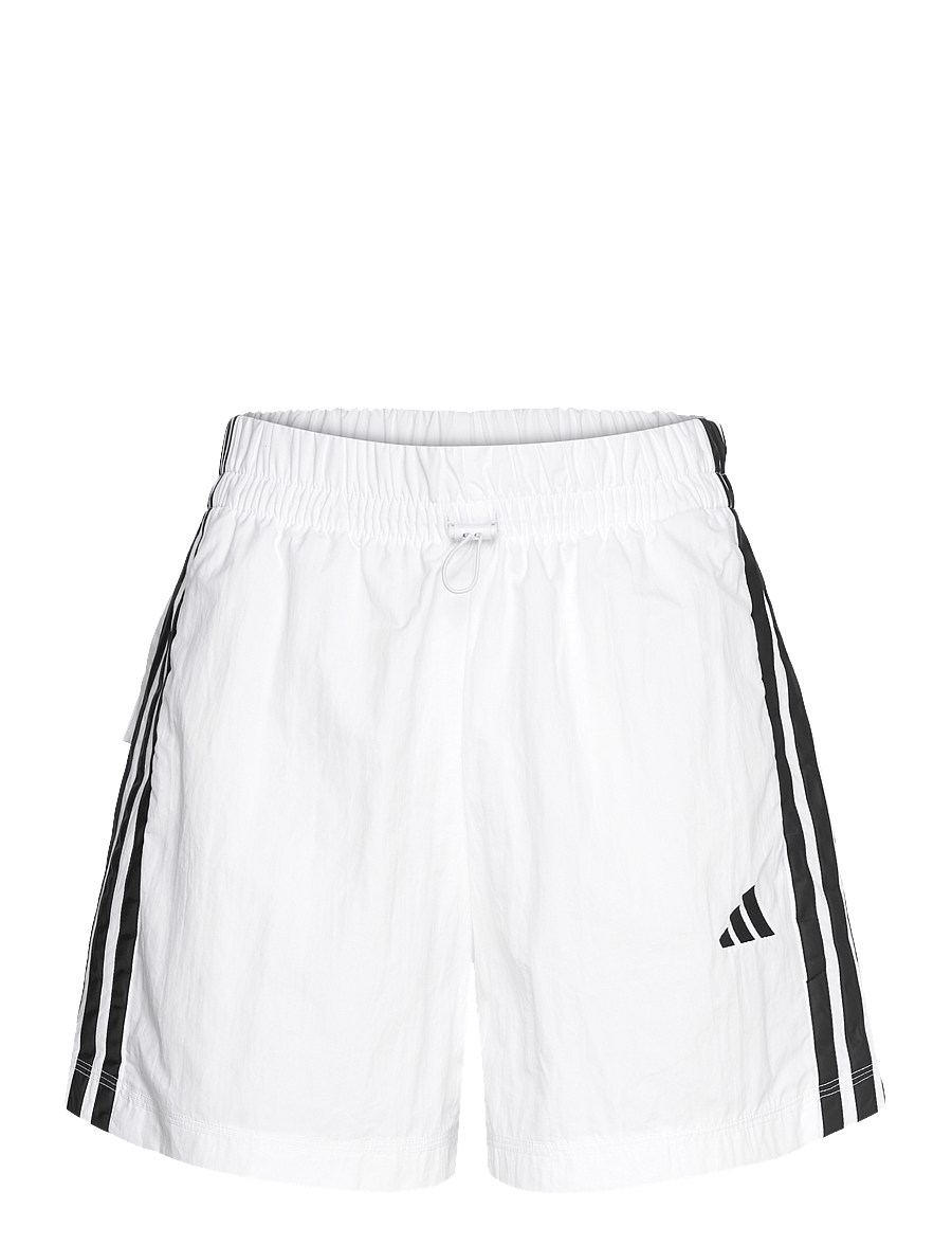 adidas Sportswear - W 3S WV SHO - freizeit shorts - white/black - 1