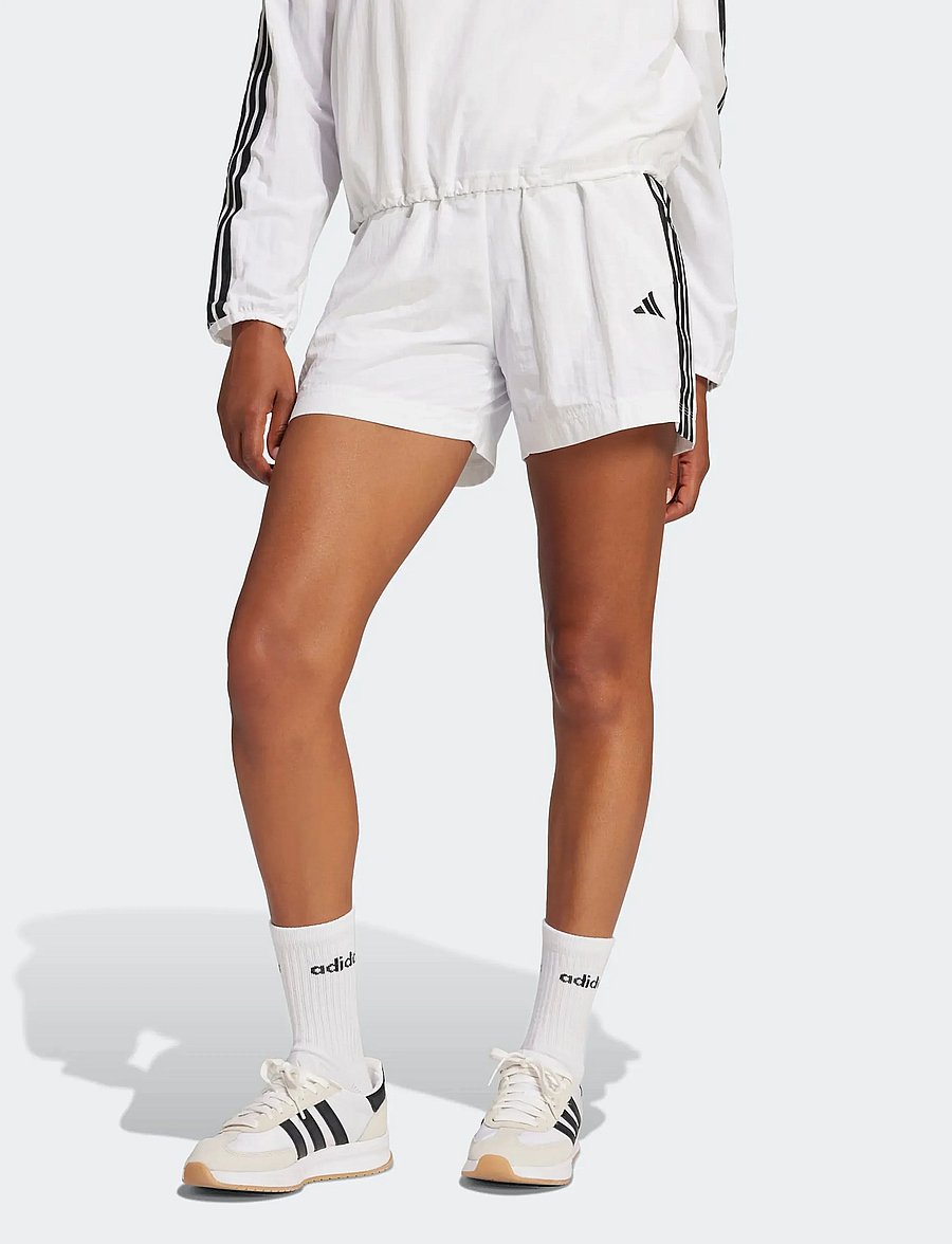 adidas Sportswear - W 3S WV SHO - freizeit shorts - white/black - 0