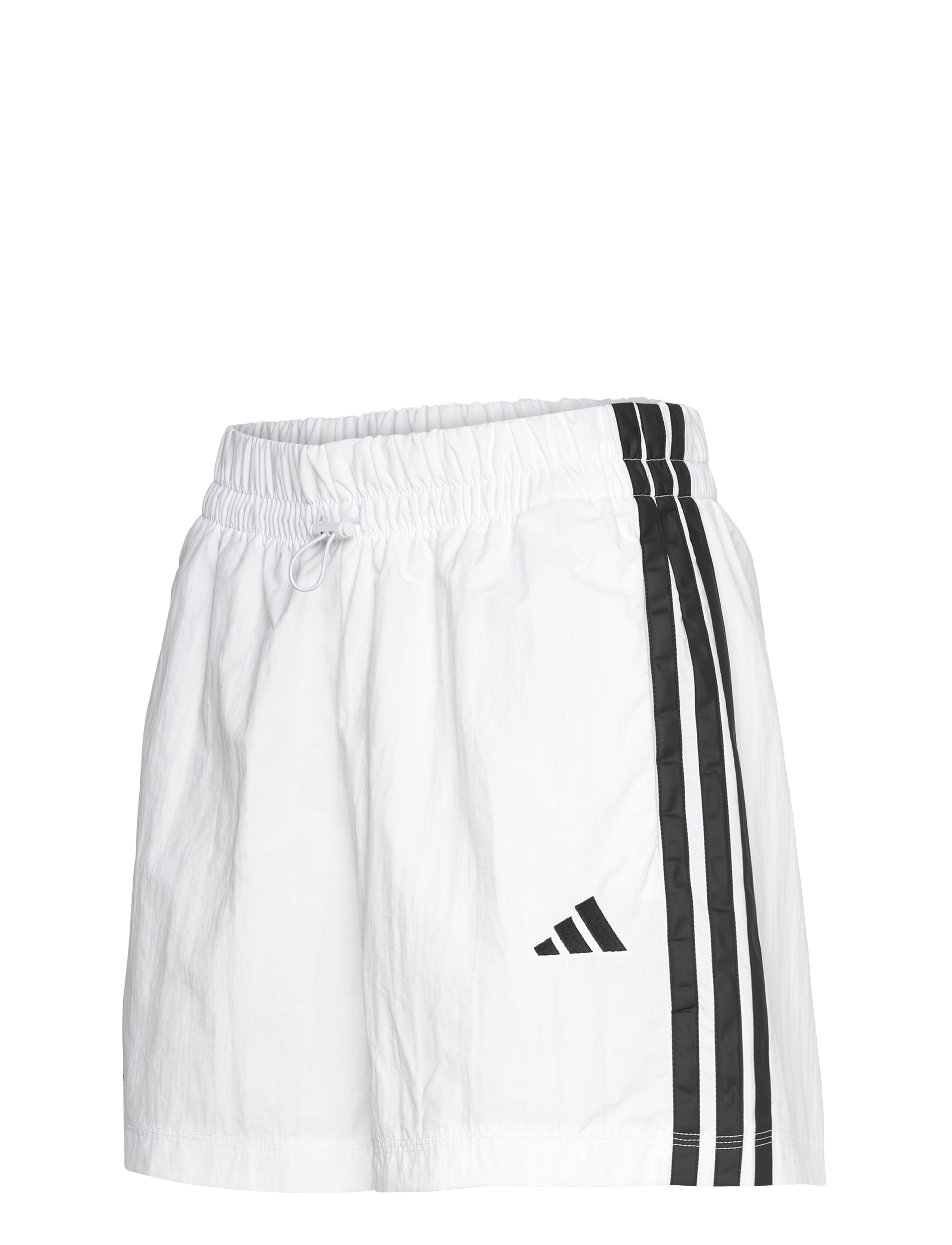adidas Sportswear - W 3S WV SHO - afslappede shorts - white/black - 3