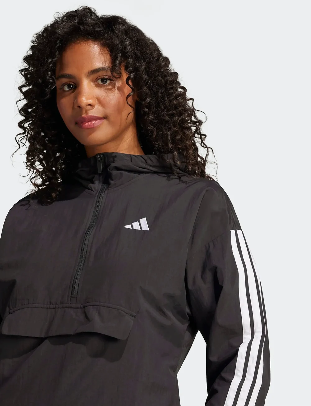 adidas Sportswear - W 3S WV WB - anoraks - black/white - 3