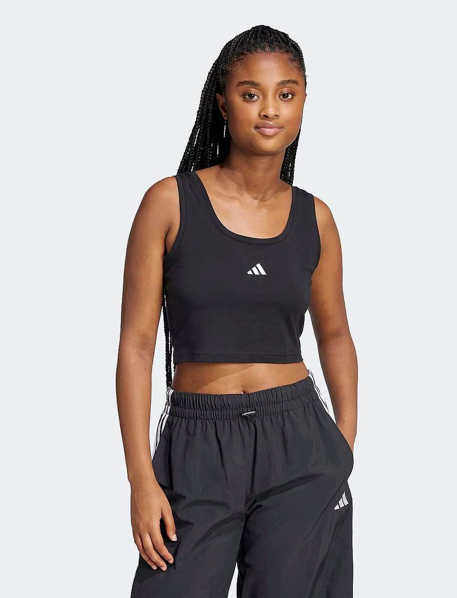 adidas Sportswear - W SL SJ TK - treenitopit - black/white - 4
