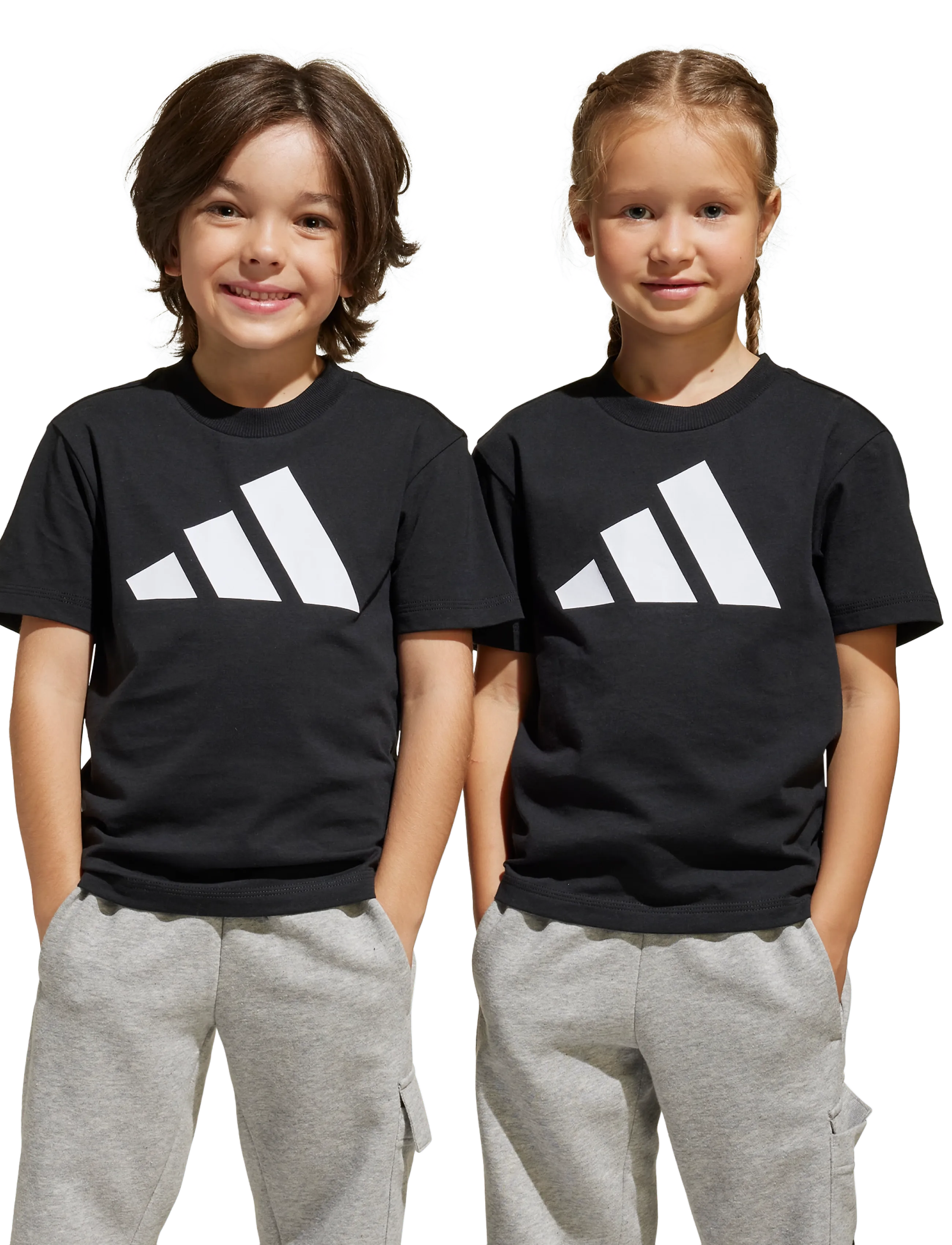adidas Sportswear - LK BL TEE 160 - kortærmede t-shirts - black/white - 3