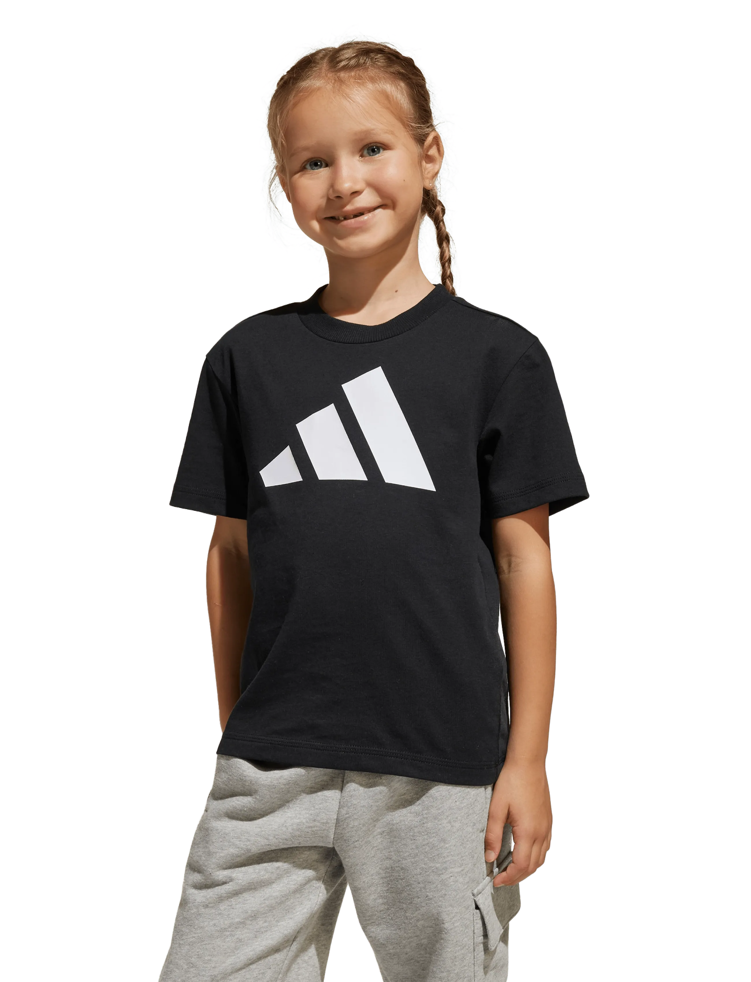 adidas Sportswear - LK BL TEE 160 - kortærmede t-shirts - black/white - 5
