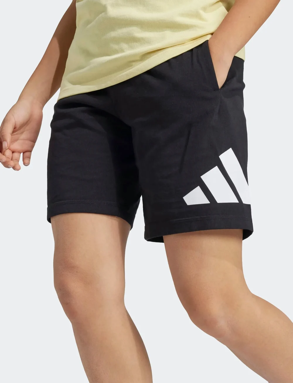 adidas Sportswear - J BL KN SH 210 - sweat shorts - black/white - 5