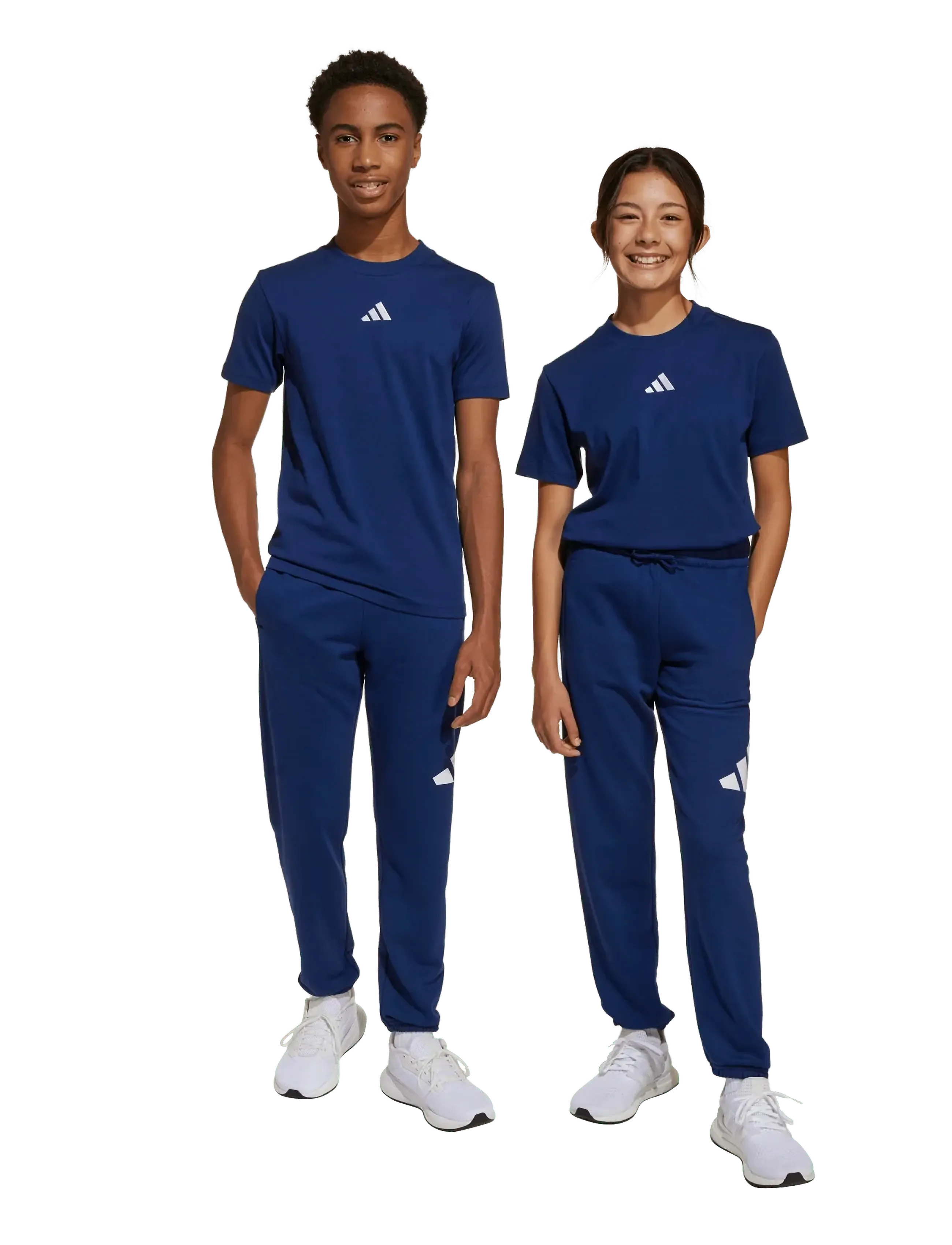adidas Sportswear - J BL FT PT 280 - dressipüksid - dkblue/white - 3