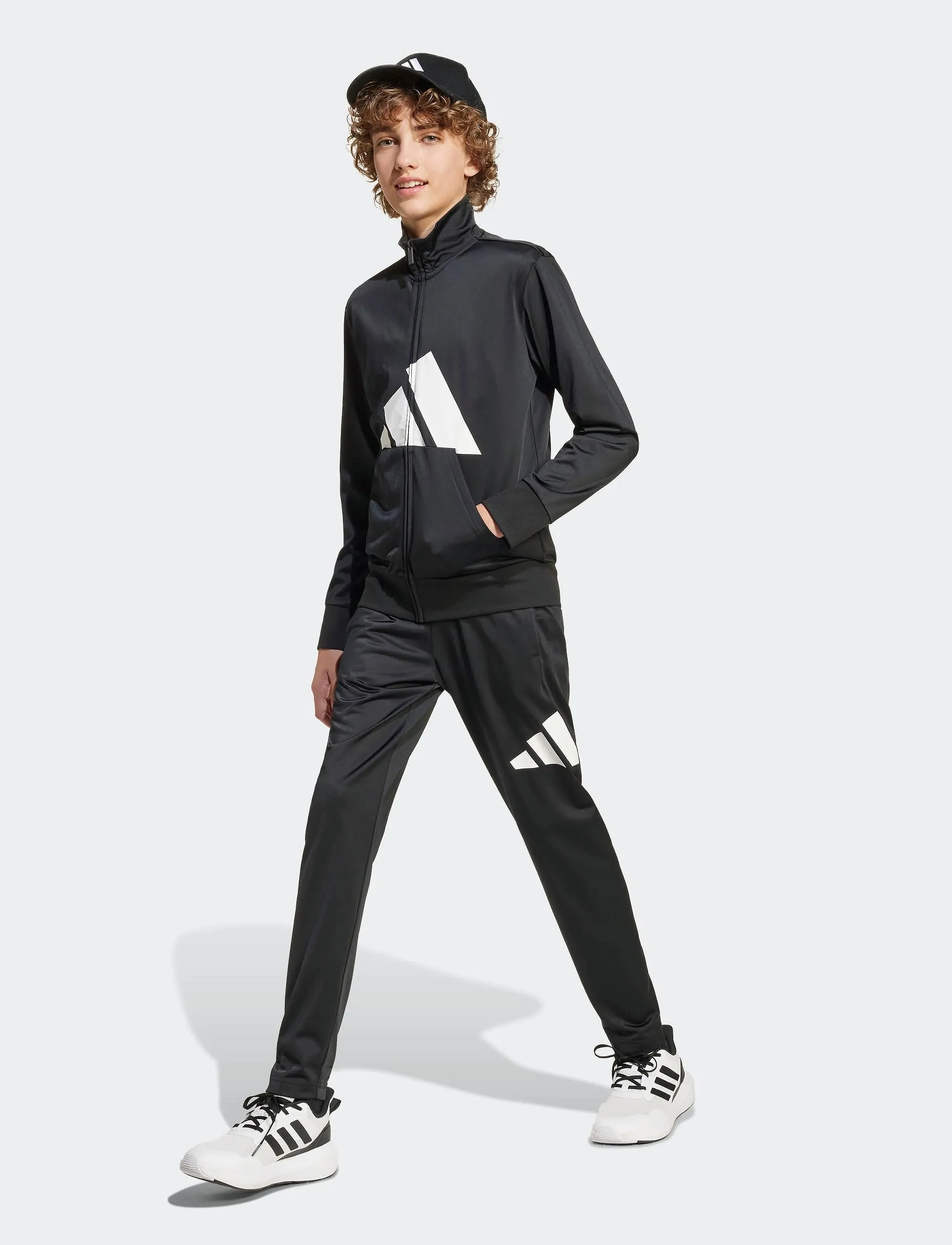 adidas Sportswear J Bl Tr Ts 205, Børn, Træningsdragt, Sort, Str: 140