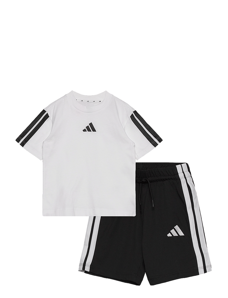 adidas Sportswear - LK 3S T-SET 160 - 2-delat set - white/black - 0