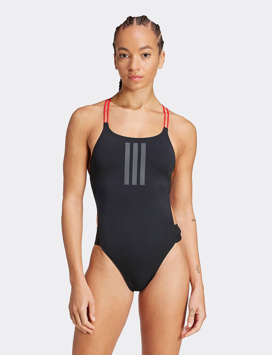 adidas Sportswear - RIPSTREAM SUIT - sport zwemkleding - black/purrub - 0