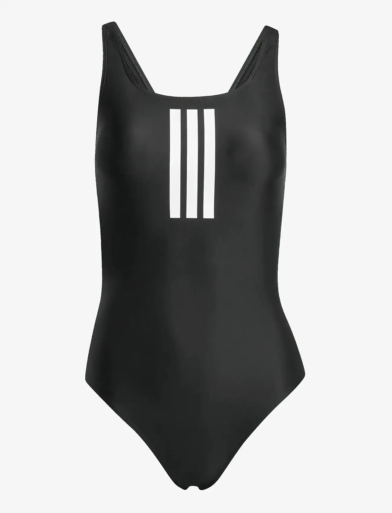 adidas Sportswear - 3S MID SUIT - sportiga badkläder - black/white - 1