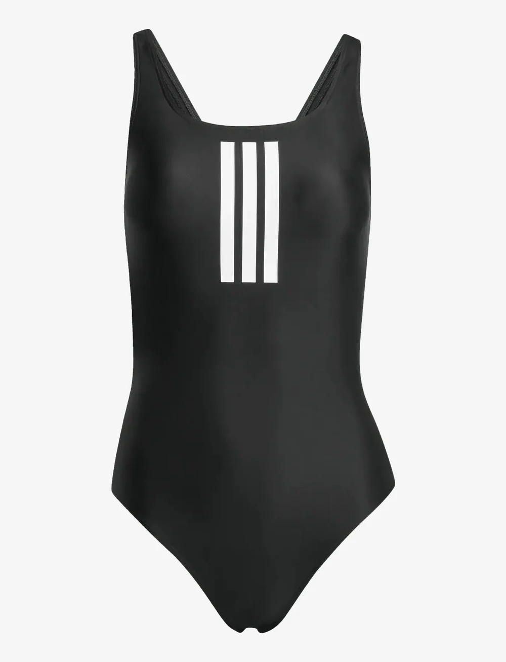 adidas Sportswear - 3S MID SUIT - sportiga badkläder - black/white - 1