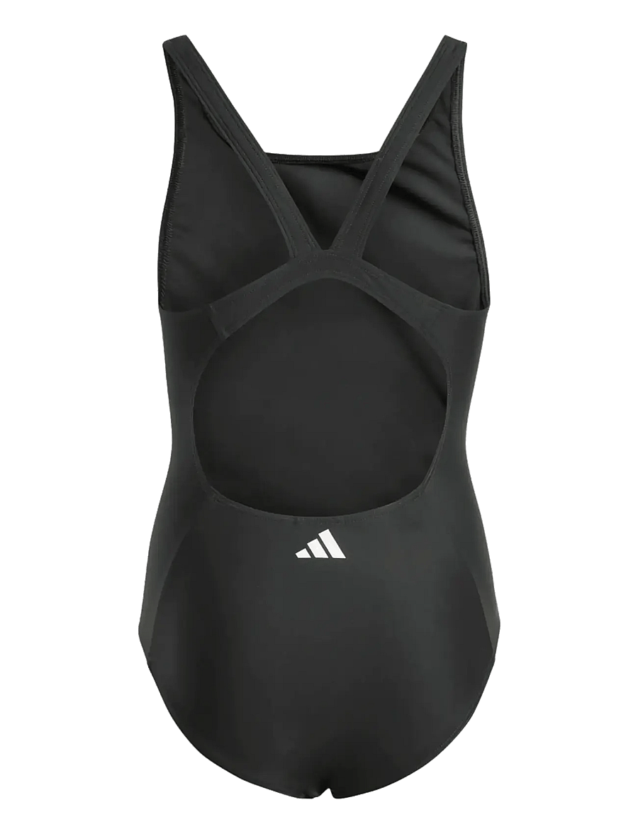 adidas Sportswear - 3S MID SUIT GY - ujumistrikood - black/white - 1
