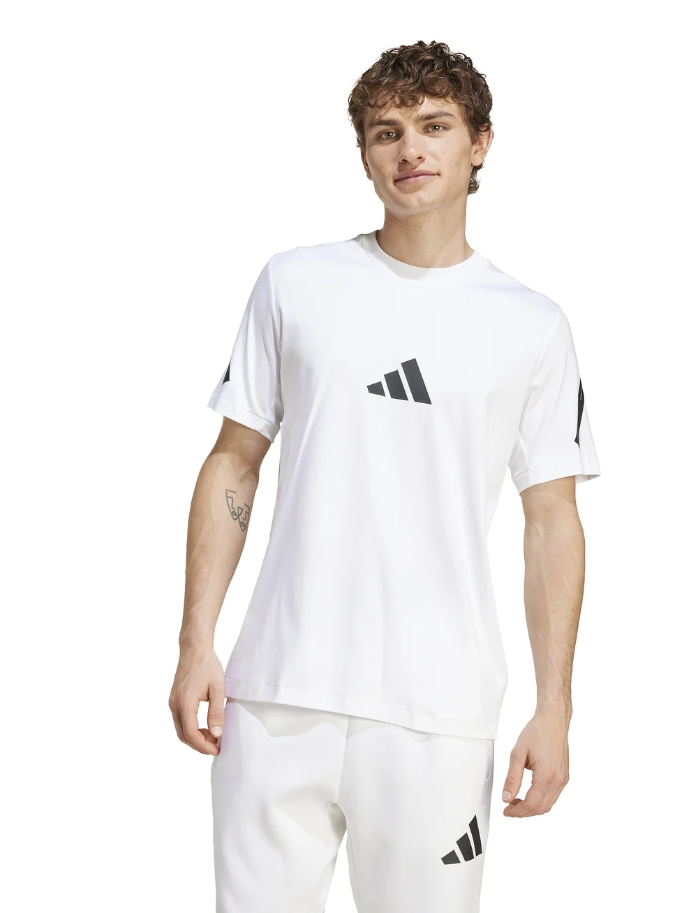 adidas Sportswear - M Z.N.E. TEE - t-shirts - white - 0