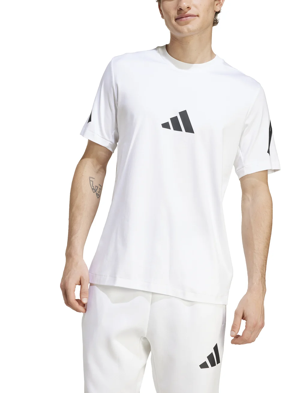 adidas Sportswear - M Z.N.E. TEE - t-shirts - white - 2