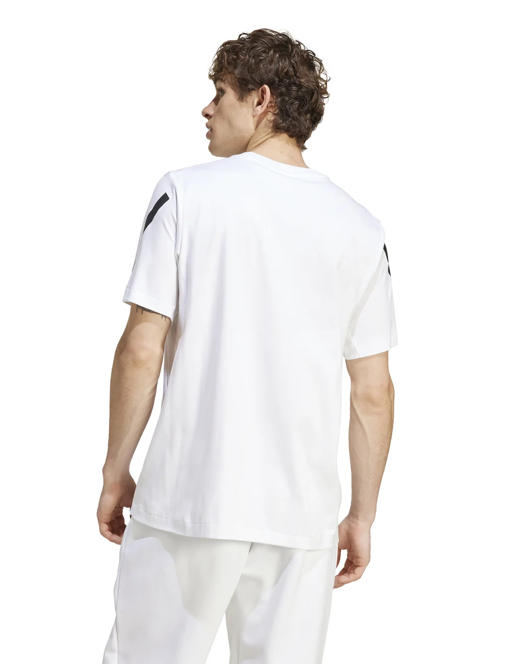 adidas Sportswear - M Z.N.E. TEE - t-shirts - white - 3