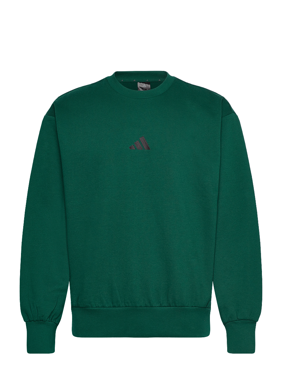 adidas Sportswear - M FEELCOZY SWT - sweatshirts - cgreen/black - 1