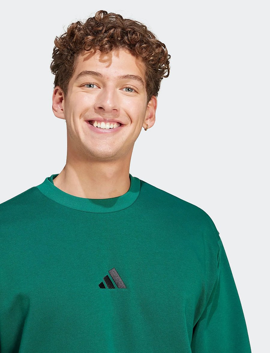 adidas Sportswear - M FEELCOZY SWT - sweatshirts - cgreen/black - 3
