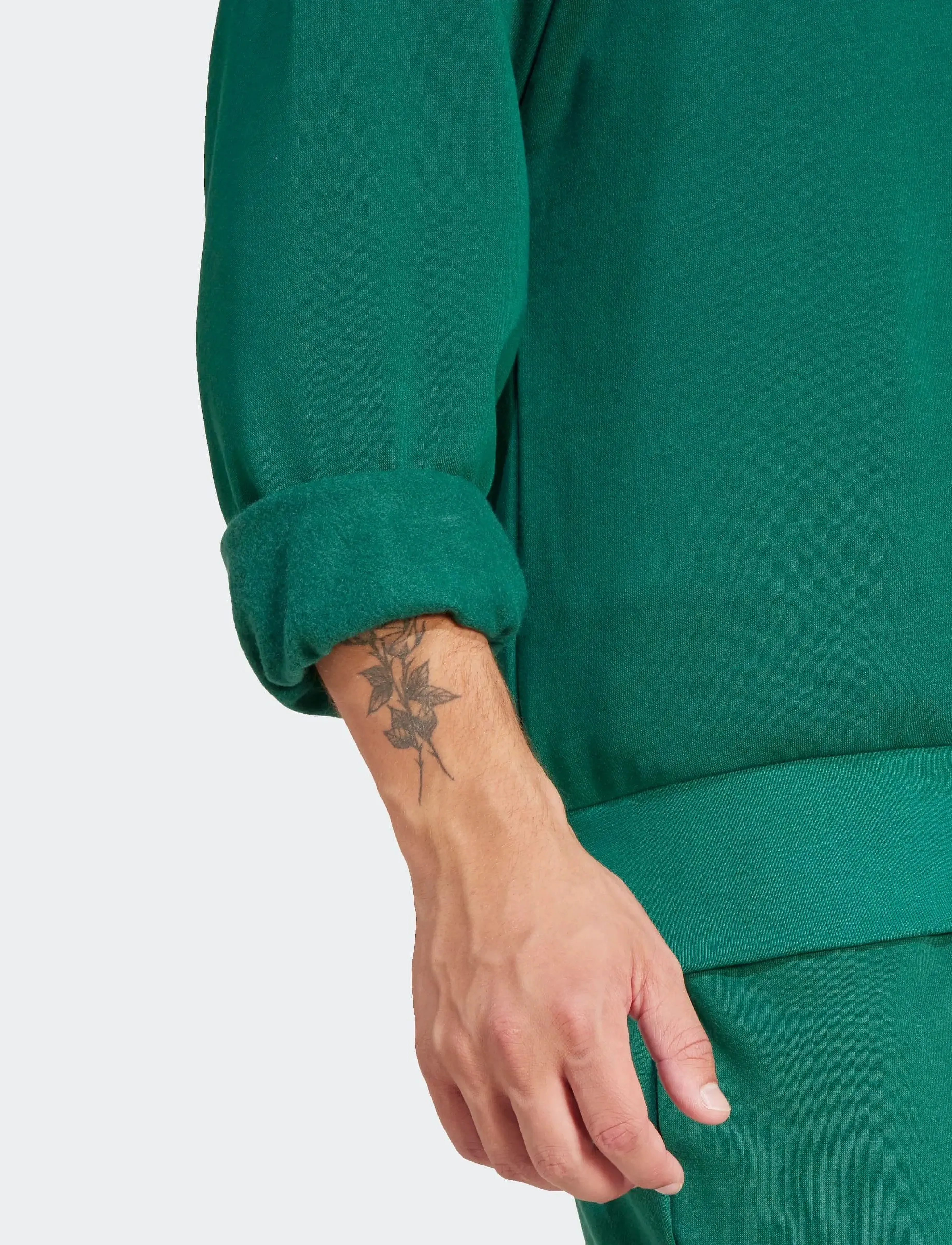 adidas Sportswear - M FEELCOZY SWT - sweatshirts - cgreen/black - 5
