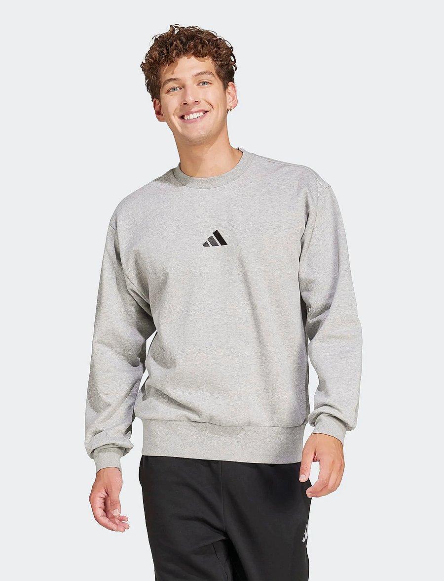 adidas Sportswear - M FEELCOZY SWT - alussärgid - mgreyh/black - 0
