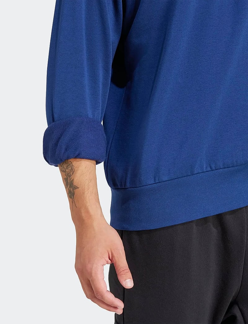 adidas Sportswear - M FEELCOZY SWT - tops - dkblue/white - 2