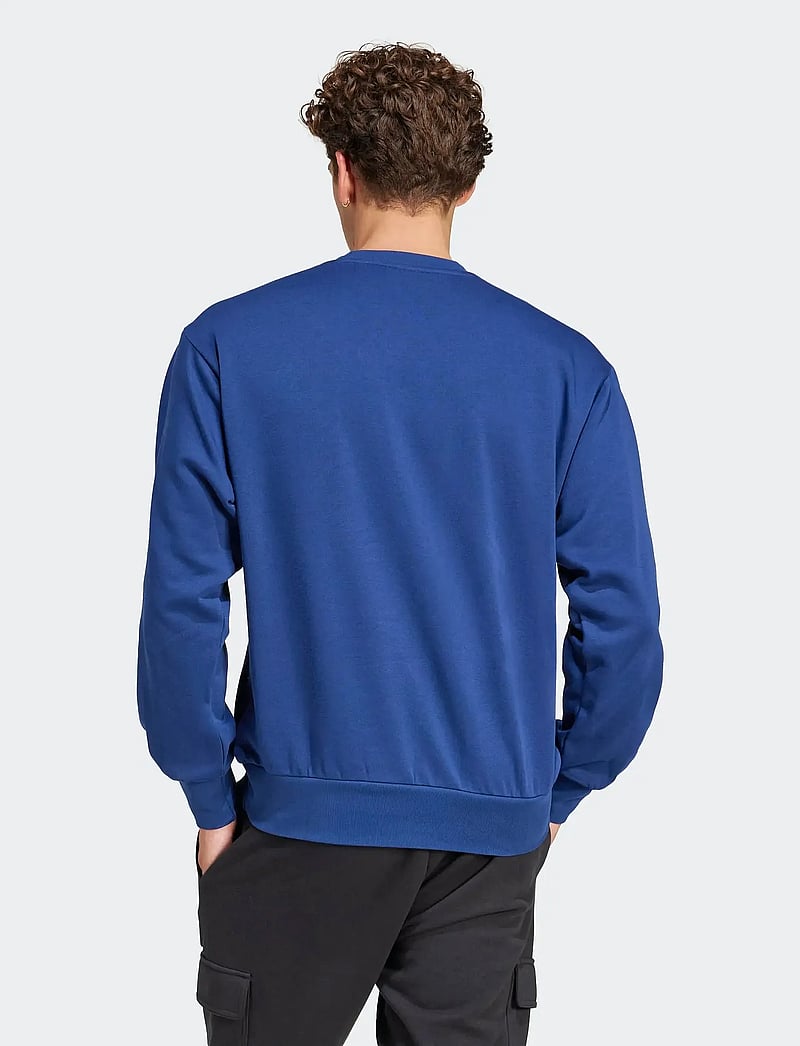 adidas Sportswear - M FEELCOZY SWT - tops - dkblue/white - 4